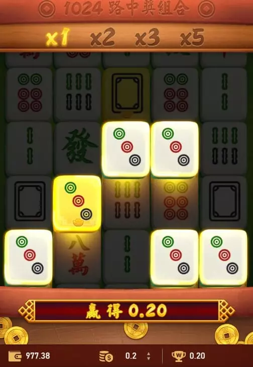 RSG電子麻將發了遊戲畫面