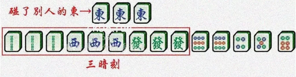 三暗刻牌型