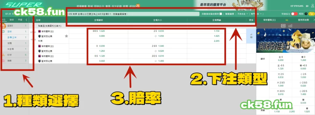 球版頁面介紹