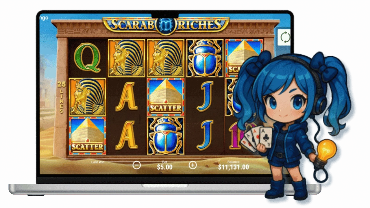 錢滾滾聖甲蟲遊戲畫面